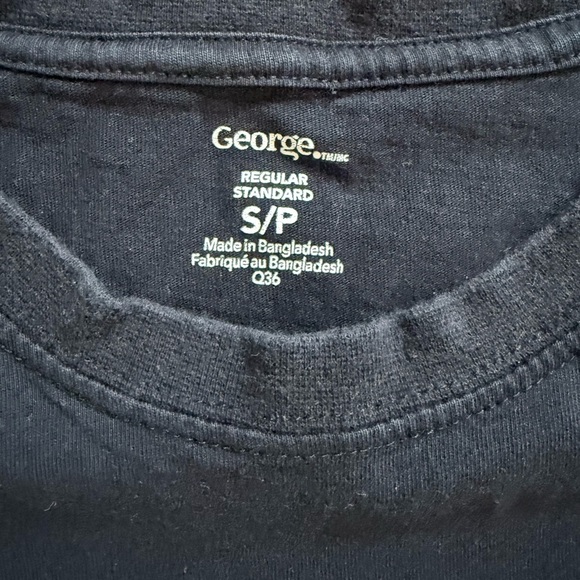 George Black Short Sleeve Men's Tee - Picture 2 of 4
